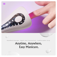 Handheld tragbare wiederauf ladbare Nail Art Lampe UV LED Soft Gel Fingers pitze flexible Schreibtisch Tisch Nagel lampe Flash Cure Touch Light