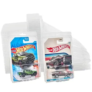 Blister Clamshell Hot Wheels Protectors Hot Wheels Short Card Protector Clamshell Packaging For Hot Wheels Premium