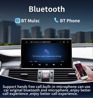 Appareil de navigation portable à écran tactile de 9 pouces, système Linux, moniteur de voiture, Carplay, Android Auto pour Audi A6 C7 A7 2012-2018