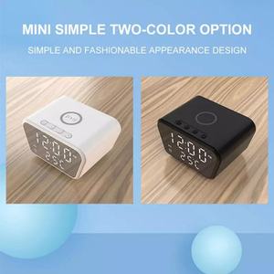 Reloj Despertador Inalámbrico Digital Personalizado con Cargador Inalámbrico Inteligente para Teléfono, Carga Rápida 5V/2A, Material ABS - Product Image 6