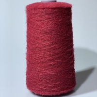 Neues 1,1 cm Feder-Fantasiegarn 100% Nylon 15s Buntes Langhaar-Nerz-Plüsch-Nylongarn zum Stricken