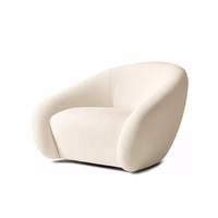 Ensemble de canapés de salon de haute qualité, fauteuil individuel en tissu de luxe, siège cascade, coussin en éponge moelleux et doux pour hôtel
