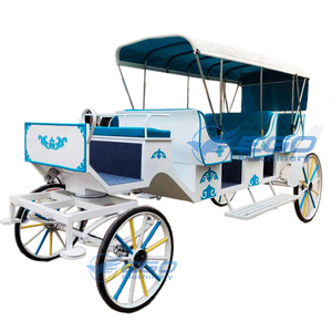 Factory Customized Direct-selling Royal Carriage Luxury Customized 4 Wheel Sightseeing Princess Wedding Carriage - Product Image 2