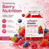Gummies de collagène sain avec biotine, glutathion et peptides marins pour la beauté des cheveux, de la peau et des ongles