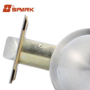 Poignée de porte de passage en acier inoxydable satiné nickel de haute qualité SUS 304 avec rosette ronde - Product Image 6