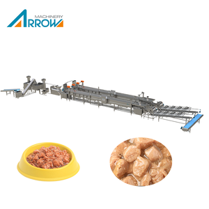 Máquina Extrusora para Producción <span class=keywords><strong>de</strong></span> Alimentos Húmedos para Perros y Gatos al Mejor Precio, Línea <span class=keywords><strong>de</strong></span> Producción <span class=keywords><strong>de</strong></span> Alimentos Enlatados para Mascotas - Product Image 1