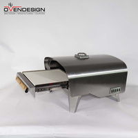 Four à pizza à gaz portable OEM/ODM facile à assembler avec isolation pour 3 à 5 personnes pour un usage domestique et des grils de barbecue au bois d'affaires