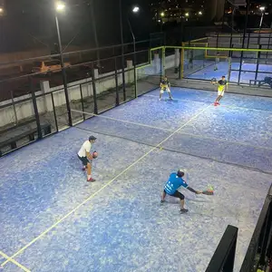 Campo de tênis Padel Panorâmico para esportes de padel ao ar livre e indoor de fábrica