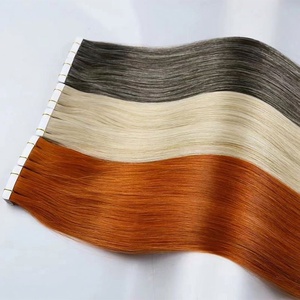 Extensiones de Cabello Remy Europeo # Extensiones de Cabello Humano de Alta Calidad con Cinta Adhesiva Invisible, Color Piano 3/8/613 - Product Image 1