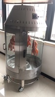 Fours automatiques commerciaux de gril de poulet de rôtissoire de canard électrique et de gaz et de charbon de bois pour le restaurant