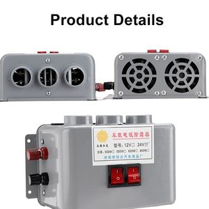 800W <span class=keywords><strong>12V</strong></span> 24V chauffage électrique de voiture ventilateur de refroidissement chauffage Portable sèche électrique pare-brise désembuage désembuage camions bateau - Product Image 4