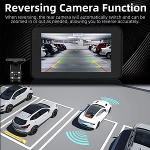 กล้องติดรถยนต์แบบสองเลนส์ ความละเอียด 1080P Full HD พร้อมหน้าจอ IPS ระบบช่วยถอยจอด รองรับ WiFi กันน้ำ มองเห็นในเวลากลางคืน รับประกัน 1 ปี - Product Image 5