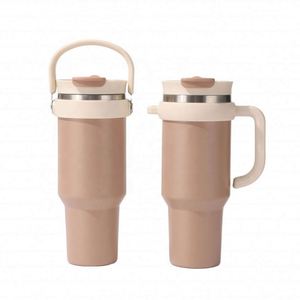 Offre Spéciale – Gobelet Isotherme Portable en Acier Inoxydable de 40 oz avec Poignée – Grande Capacité pour Voyage et Camping - Product Image 4
