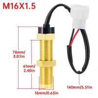 Panneau de commande 12V 4 jauges avec tachymètre, voltmètre, indicateur de température de l'eau et de pression d'huile, 4 boutons, pour bateau et voiture
