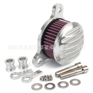 Filtre à air pour moto Moshark 18x14x10 en aluminium CNC pour modification Harley - Product Image 5