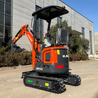 Mini-excavatrice 1,2 tonne, 3 tonnes, 1 tonne, 1,8 tonne, moteur EPA, mini-pelle, mini-excavadora