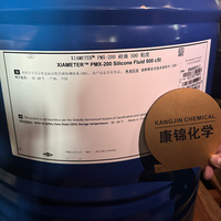 Vente en gros de polydiméthylsiloxane (PDMS) 350 de qualité cosmétique 99% cst Fluide diméthylique de silicone PMX200 Additifs pétroliers à l'huile de silicone