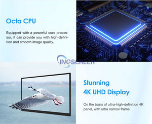 شاشة INGSKREEN تفاعلية ذكية متعددة الوظائف بحجم 55/65/75/85/86 بوصة ودقة 4K فائقة الوضوح للاستخدام التعليمي والمكتبي، مع طبقة حماية عالية التعتيم بتقنية OC - Product Image 2