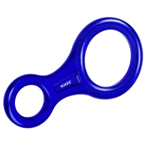 Rock Climbing Carabiner 8 Shape JIGGING Descender figur aluminium, perangkat <span class=keywords><strong>Belay</strong></span> 35kn delapan cincin peralatan Downhill - Product Image 2