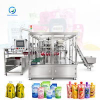 Machine de remplissage et de bouchage rotative OCEAN haute vitesse pour sachets Doypack à bec verseur