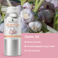 Huile d'ail 100% pure naturelle biologique en gros, huile essentielle pure distillée à la vapeur pour l'aromathérapie et les compléments alimentaires