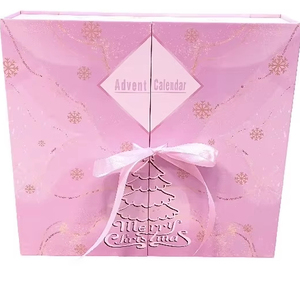 Cajas de Regalo de Cartón Ecológicas Portátiles de Alta Gama Personalizadas al por Mayor para Empaque de Bebidas de Pascua y Navidad - Product Image 1