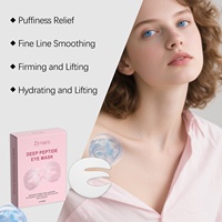 Masque pour les yeux personnalisé OEM ODM, masque pour les yeux hydratant hydrolysé, masque pour les yeux doux et respectueux de la peau, masque pour les yeux hydratant au collagène et aux peptides, masque pour les yeux en cristal