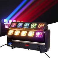 Igreslite 350W Beam Wash Strobe 3 en 1, Luz Móvil con Cabezal Móvil, 10x25W RGBW Beam + 160x0.3W RGBYA Wash + 96x1W LEDs Strobe para DJ y Club