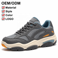 Chaussures de tennis d'extérieur pour hommes personnalisables, légères, respirantes, en maille, pour le printemps, baskets blanches, marque privée, faible MOQ