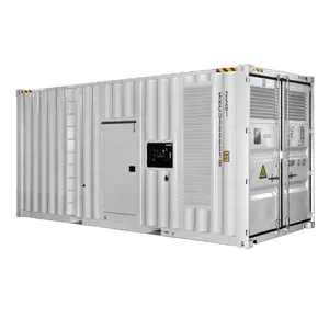 Máy Phát Điện Diesel Nhà Sản Xuất 60Hz 2500kva Cách Âm Container Loại Điện Nhà Máy Với MTU Động Cơ 16V4000G43