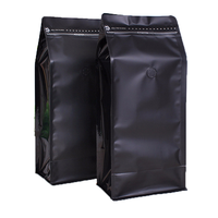 Sacs à café biodégradables en gros de 250g et 500g avec valve, 100 sacs à café compostables, 100 sacs compostables