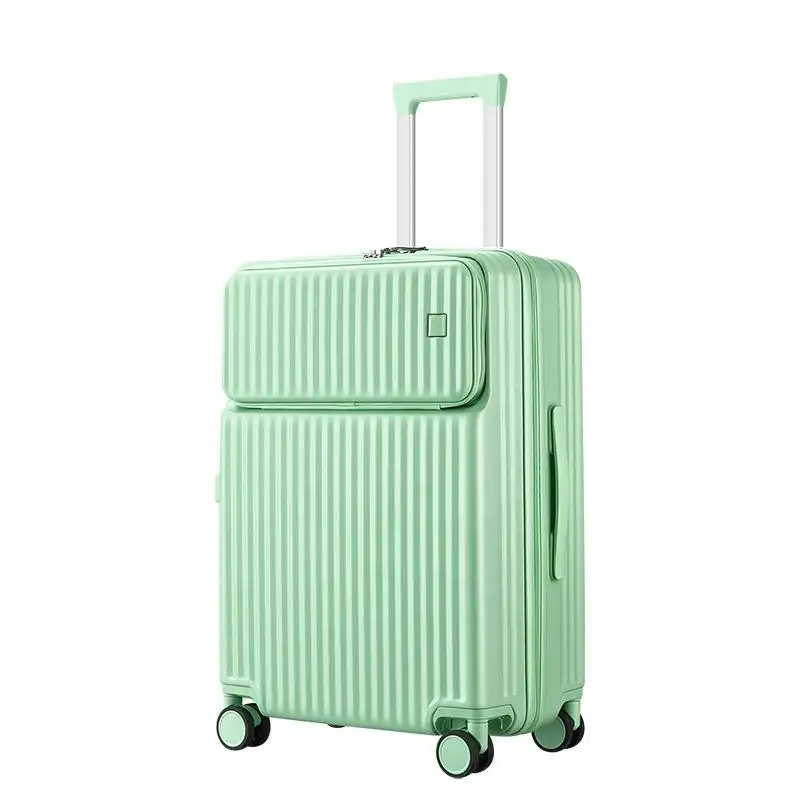 Produttori cinesi PC Spinner alluminio cabina Trolley valigia elegante bagaglio da viaggio personalizzato con 4 ruote