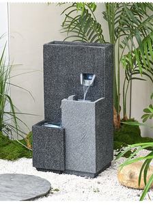Fontaine Zen de Jardin à Brume en Gros Nouvelle Collection – Ornement Mural Décoratif en Résine pour Intérieur et Extérieur avec Circulation d'Eau – Vente Chaude - Product Image 5