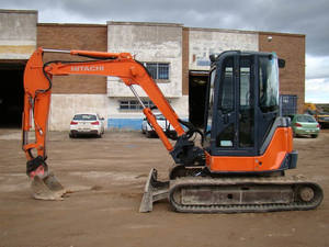 Excavadora Hitachi usada de 3,5 toneladas, Venta caliente, Zaxis35 usado, en venta, excavadora hidráulica sobre orugas EXCAV HITACHI, Zaxis60, Zaxis120 - Product Image 2