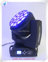 Projecteur de lumière 19x15W rgbw 4 en 1, adhésif Paky lavage k10b Rotation des yeux, effet de faisceau coloré, LED avec tête mobile et Zoom