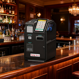 Tùy chỉnh hóa đơn tiền Mặt đồng xu chấp nhận máy màn hình cảm ứng Dispenser tiền mặt tái chế thay đổi <span class=keywords><strong>kiosk</strong></span> Máy thanh toán kiốt - Product Image 2