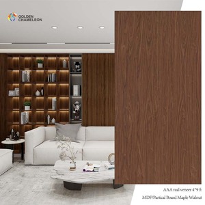 OEM Premium Wanult impiallacciatura compensato 4x8 legno impiallacciato <span class=keywords><strong>fogli</strong></span> 3/4 <span class=keywords><strong>per</strong></span> mobili 18mm rovere impiallacciato Mdf <span class=keywords><strong>per</strong></span> la decorazione d'interni - Product Image 3