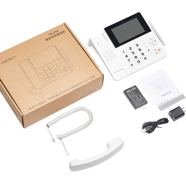 4G LTE 5 Inch Touch Screen SIM Card VOLTE/WCDMA/UMTS/GSM Android Fixed Wireless Phone