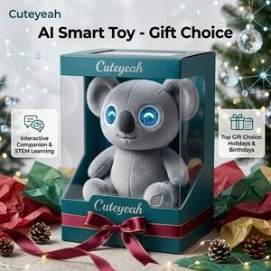 Cuteyeah Koala Parlant IA Électrique Peluche Animale Jouet Cadeau Enfants Fête d'Anniversaire Compagnon Doux Déballage Attrayant Non Toxique Nouveauté 2026 - Product Image 1