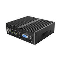 N2830 N2940 3215U N4000 J4125 I3 4005U Mini PC Computadora Diseño sin ventilador Dual LAN HD VGA Dual RS232 COM DDR3 Dispositivo de firewall
