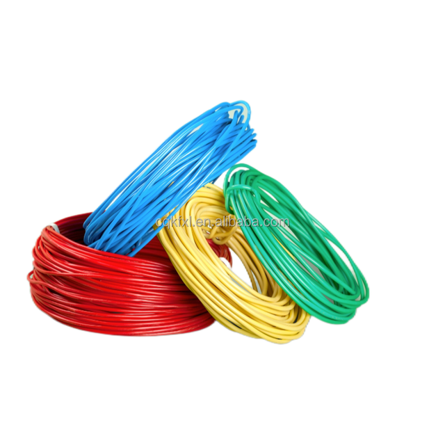 Copper Core BV BVR PVC Single Core Fire Resistant House Electric Wire 2.5mm-50mm Solid/Stranded for Construction