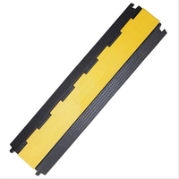 Rampes de câbles en caoutchouc et plastique à 2 canaux certifiées CE RoHS, pour événements en plein air, couvre-câbles de scène
