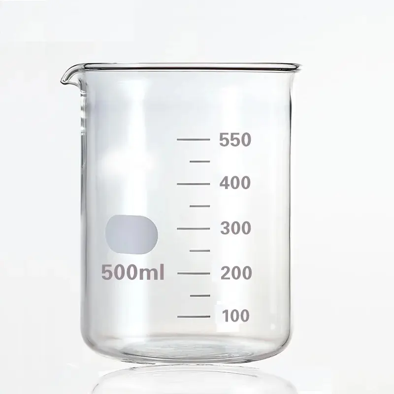 50ml 10L borosilikat 3.3 cam bardak Griffi çift ölçekli mezun laboratuvar ölçüm kabı