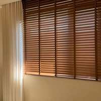 Persianas Venecianas Motorizadas Eléctricas de Tela Ecológica Personalizables al por Mayor para Ventanas Francesas