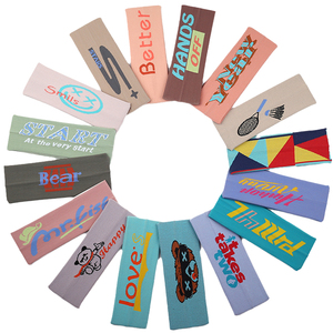 Personalizado deporte <span class=keywords><strong>hachimaki</strong></span> flor púrpura dreadlock corona suave cabeza envuelve anudadas bandas para el cabello - Product Image 1