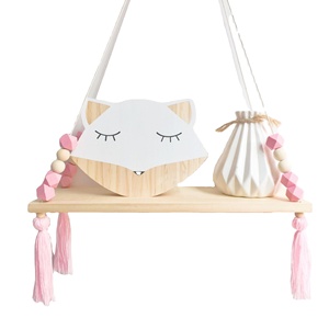 Étagère murale suspendue en <span class=keywords><strong>corde</strong></span> Étagères flottantes suspendues au mur pour salon chambre salle de bain et cuisine - Product Image 1