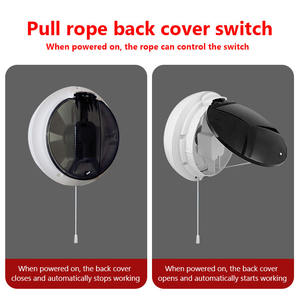 Ventilador de Ventilación Montado en Ventana, <span class=keywords><strong>Mini</strong></span> Ventilador de Cocina y Baño, Extractor de Aire con Diseño de Cordón - Product Image 6