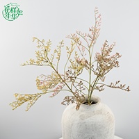 Bouquet de fleurs séchées artificielles écologiques de 75 cm pour la décoration rustique de la maison et les arrangements cadeaux avec des matériaux non toxiques