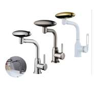 Mitigeur de douche moderne en acier inoxydable chromé, multifonctionnel, avec jet de pluie spatial, eau chaude et froide, pour salle de bain