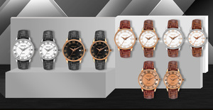 Livraison directe HALEI nouvelle montre à quartz originale pour femme avec bracelet en cuir, étanche 3BAR, mouvement japonais, vente en gros - Product Image 6